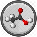 Acetic molecule  Icon