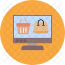 Shopping en ligne  Icône