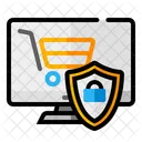 Shopping en ligne  Icône