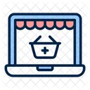 En Ligne Achats Commerce Electronique Icône
