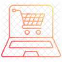 Shopping en ligne  Icône