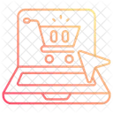 Shopping en ligne  Icône