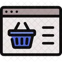 Achats En Ligne Boutique En Ligne E Commerce Icône
