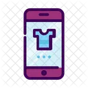 Entreprise Boutique En Ligne Mobile Icône