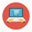 Commerce Electronique En Ligne Achats Icône