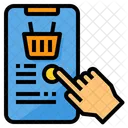 En Ligne Mobile Smartphone Icône