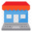 Marketing Ordinateur Portable Boutique Icône