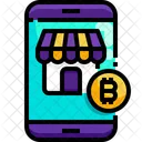 Shopping en ligne  Icône