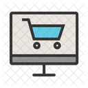 Shopping en ligne  Icône