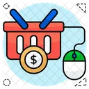 Achats Numeriques E Shopping Achats En Ligne Icône