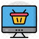 Acheter En Ligne E Shopping E Commerce Icône