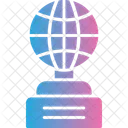 Achievement Award Globe Icon