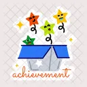 Achievement Star Emojis Feedback Stars Icon