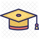 Achievement Certificate Cap Graduation Cap Icon