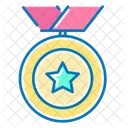 Achievement Award Medal Icon