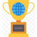 Achievement Award Globe Icon