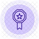 Achievement Badge Line Icon Icon