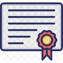 Achievement Certificate  Icon