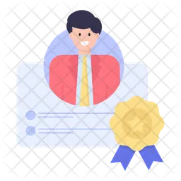 Achievement Certificate  Icon