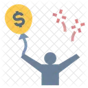 Achievement Financial Freedom Profit Icon