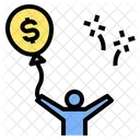 Achievement Financial Freedom Profit Icon