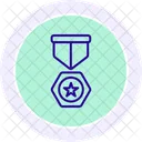 Achievement Ribbon Line Icon Icon