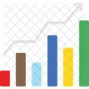 Achieving Goals Bar Graph Chart Icon