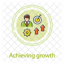 Achieving Growth  Icon