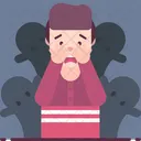 Achluophobia Fear Of Darkness Icon
