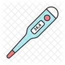 Achselthermometer Digital Thermometer Symbol