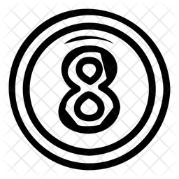 Acht Zahl  Symbol
