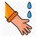 Acid Danger Hand Icon