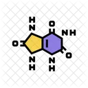 Acid Molecule Uric Acid Icon