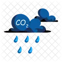 Acid Rain Co 2 Emission Chemical Emission Icon