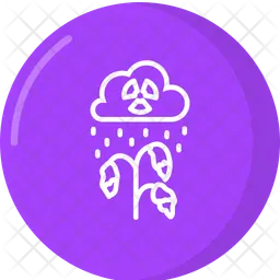 Acid Rain  Icon
