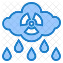 Acid Rain Co 2 Cloud Pollution Icon