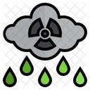 Acid Rain Co 2 Cloud Pollution Icon