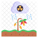 Toxic Rain Acid Rain Chemical Rain Icon