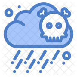 Acid Rain Icon - Download in Dualtone Style