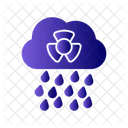 Acid Rain Rain Hydrogen Icon