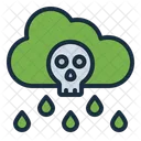 Acid Rain Danger Ecology Icon