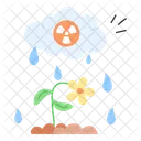 Acid Rain Acidic Icon