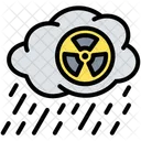 Acid Rain Rain Radioactive Icon