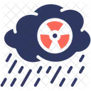 Acid Rain Rain Radioactive Icon