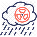 Acid Rain Rain Radioactive Icon