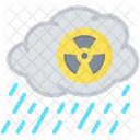 Acid Rain Rain Radioactive Icon