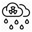 Acid Rain Industry Pollution Icon