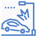 Acidente De Poste Acidente De Luz De Rua Poste De Luz Ícone