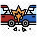 Acidente de carro  Ícone