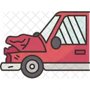 Acidente de carro  Ícone